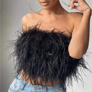 Club L London feather top